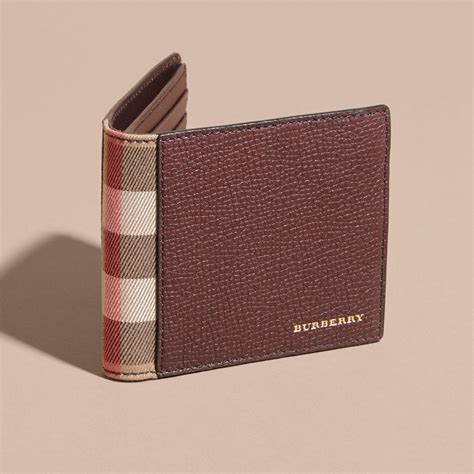 mens burberry wallet cheap|Burberry bifold wallet for men.